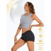 imageTACVASEN Womens UPF 80 Workout Tank Top Sleeveless Quick Dry Sun Protection Hiking Athletic Gym Yoga Running ShirtsLight Grey