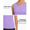 imageTACVASEN Womens UPF 80 Workout Tank Top Sleeveless Quick Dry Sun Protection Hiking Athletic Gym Yoga Running ShirtsLight Purple