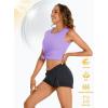 imageTACVASEN Womens UPF 80 Workout Tank Top Sleeveless Quick Dry Sun Protection Hiking Athletic Gym Yoga Running ShirtsLight Purple