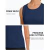 imageTACVASEN Womens UPF 80 Workout Tank Top Sleeveless Quick Dry Sun Protection Hiking Athletic Gym Yoga Running ShirtsNavy