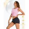imageTACVASEN Womens UPF 80 Workout Tank Top Sleeveless Quick Dry Sun Protection Hiking Athletic Gym Yoga Running ShirtsPink
