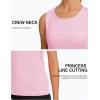 imageTACVASEN Womens UPF 80 Workout Tank Top Sleeveless Quick Dry Sun Protection Hiking Athletic Gym Yoga Running ShirtsPink