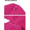 imageTACVASEN Womens Winter Thick Jackets Windproof Snow Ski Snowboard Shell JacketRose Red