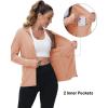 imageTACVASEN Womens Sun Hoodies Lightweight Jacket for Women Zip Up UPF 50 UV Shirt Long SleevesApricot
