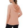 imageTACVASEN Womens Sun Hoodies Lightweight Jacket for Women Zip Up UPF 50 UV Shirt Long SleevesApricot