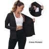 imageTACVASEN Womens Sun Hoodies Lightweight Jacket for Women Zip Up UPF 50 UV Shirt Long SleevesBlack