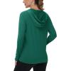 imageTACVASEN Womens Sun Hoodies Lightweight Jacket for Women Zip Up UPF 50 UV Shirt Long SleevesEgreen