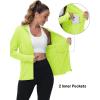 imageTACVASEN Womens Sun Hoodies Lightweight Jacket for Women Zip Up UPF 50 UV Shirt Long SleevesFgreen