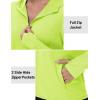 imageTACVASEN Womens Sun Hoodies Lightweight Jacket for Women Zip Up UPF 50 UV Shirt Long SleevesFgreen