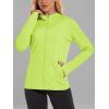 imageTACVASEN Womens Sun Hoodies Lightweight Jacket for Women Zip Up UPF 50 UV Shirt Long SleevesFgreen