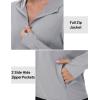 imageTACVASEN Womens Sun Hoodies Lightweight Jacket for Women Zip Up UPF 50 UV Shirt Long SleevesLight Grey