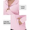 imageTACVASEN Womens Sun Hoodies Lightweight Jacket for Women Zip Up UPF 50 UV Shirt Long SleevesLight Pink