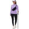 imageTACVASEN Womens Sun Hoodies Lightweight Jacket for Women Zip Up UPF 50 UV Shirt Long SleevesLight Purple