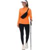 imageTACVASEN Womens Sun Hoodies Lightweight Jacket for Women Zip Up UPF 50 UV Shirt Long SleevesOrange