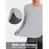 imageTACVASEN Womens Sun Shirts Long Sleeves Quick Dry Lightweight UPF 50 Workout Tops for Summer Outdoor WearBright Gray