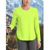 imageTACVASEN Womens Sun Shirts Long Sleeves Quick Dry Lightweight UPF 50 Workout Tops for Summer Outdoor WearFl Green