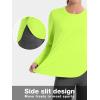 imageTACVASEN Womens Sun Shirts Long Sleeves Quick Dry Lightweight UPF 50 Workout Tops for Summer Outdoor WearFl Green
