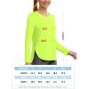 imageTACVASEN Womens Sun Shirts Long Sleeves Quick Dry Lightweight UPF 50 Workout Tops for Summer Outdoor WearFl Green