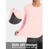 imageTACVASEN Womens Sun Shirts Long Sleeves Quick Dry Lightweight UPF 50 Workout Tops for Summer Outdoor WearLight Pink