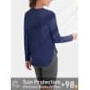 imageTACVASEN Womens Sun Shirts Long Sleeves Quick Dry Lightweight UPF 50 Workout Tops for Summer Outdoor WearNavy