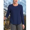 imageTACVASEN Womens Sun Shirts Long Sleeves Quick Dry Lightweight UPF 50 Workout Tops for Summer Outdoor WearNavy