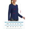 imageTACVASEN Womens Sun Shirts Long Sleeves Quick Dry Lightweight UPF 50 Workout Tops for Summer Outdoor WearNavy