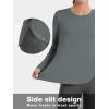 imageTACVASEN Womens Sun Shirts Long Sleeves Quick Dry Lightweight UPF 50 Workout Tops for Summer Outdoor WearSea Grey
