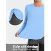imageTACVASEN Womens Sun Shirts Long Sleeves Quick Dry Lightweight UPF 50 Workout Tops for Summer Outdoor WearSky Blue