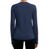 imageTACVASEN Long Sleeve Shirts for Women Workout Top UPF 80 UV Protection Lightweight Rash Guard with Pocket Running ShirtNavy
