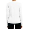 imageTACVASEN Long Sleeve Shirts for Women Workout Top UPF 80 UV Protection Lightweight Rash Guard with Pocket Running ShirtWhite