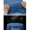 imageTACVASEN Womens Quarter Zip Pullover Golf Shirts UPF 50 Long Sleeve Sun Shirts UV Protection Workout TopsGrey Blue