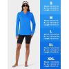 imageTACVASEN Womens UPF 80 UV Protection Hoodie Lightweight Long Sleeves Quick Dry Fishing Running Workout Shirt OutdoorBlue