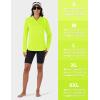 imageTACVASEN Womens UPF 80 UV Protection Hoodie Lightweight Long Sleeves Quick Dry Fishing Running Workout Shirt OutdoorFluorescent Green