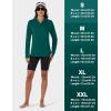 imageTACVASEN Womens UPF 80 UV Protection Hoodie Lightweight Long Sleeves Quick Dry Fishing Running Workout Shirt OutdoorGreen