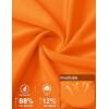 imageTACVASEN Womens UPF 80 UV Protection Hoodie Lightweight Long Sleeves Quick Dry Fishing Running Workout Shirt OutdoorOrange