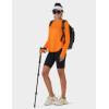 imageTACVASEN Womens UPF 80 UV Protection Hoodie Lightweight Long Sleeves Quick Dry Fishing Running Workout Shirt OutdoorOrange