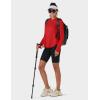 imageTACVASEN Womens UPF 80 UV Protection Hoodie Lightweight Long Sleeves Quick Dry Fishing Running Workout Shirt OutdoorRed