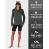 imageTACVASEN Womens UPF 80 UV Protection Hoodie Lightweight Long Sleeves Quick Dry Fishing Running Workout Shirt OutdoorSea Grey