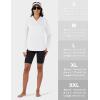 imageTACVASEN Womens UPF 80 UV Protection Hoodie Lightweight Long Sleeves Quick Dry Fishing Running Workout Shirt OutdoorWhite