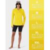 imageTACVASEN Womens UPF 80 UV Protection Hoodie Lightweight Long Sleeves Quick Dry Fishing Running Workout Shirt OutdoorYellow