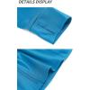 imageTACVASEN Womens Workout Jackets Lightweight Athletic Jacket Zip Up UPF 50 UV Protection Long Sleeve Sun ShirtGreen Blue