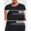 imageTACVASEN Womens Workout Shirt Short Sleeve UPF 80 Sun Protection Shirts Moisture Wicking TopsBlack