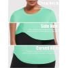 imageTACVASEN Womens Workout Shirt Short Sleeve UPF 80 Sun Protection Shirts Moisture Wicking TopsMint Green