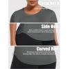imageTACVASEN Womens Workout Shirt Short Sleeve UPF 80 Sun Protection Shirts Moisture Wicking TopsSea Grey