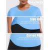 imageTACVASEN Womens Workout Shirt Short Sleeve UPF 80 Sun Protection Shirts Moisture Wicking TopsSky Blue