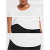 imageTACVASEN Womens Workout Shirt Short Sleeve UPF 80 Sun Protection Shirts Moisture Wicking TopsWhite