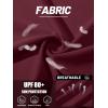imageTACVASEN Womens Workout Shirt Short Sleeve UPF 80 Sun Protection Shirts Moisture Wicking TopsWine Red