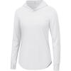 imageTACVASEN Womens UPF 80 UV Protection Hoodie Lightweight Long Sleeves Quick Dry Fishing Running Workout Shirt OutdoorWhite