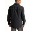 imageTACVASEN Fishing Shirt for Men Long Sleeve Shirt Quick Dry Fit Tactical Shirt Button Up Work Shirt Lightweight SafariBlack