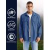 imageTACVASEN Fishing Shirt for Men Long Sleeve Shirt Quick Dry Fit Tactical Shirt Button Up Work Shirt Lightweight SafariRoyal Blue